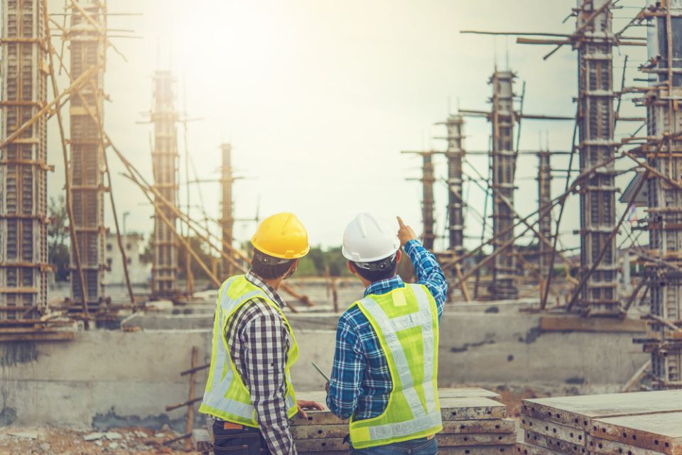 contractors at a project site