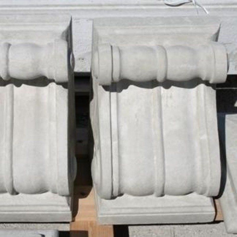 rifiniture in cemento per capitelli