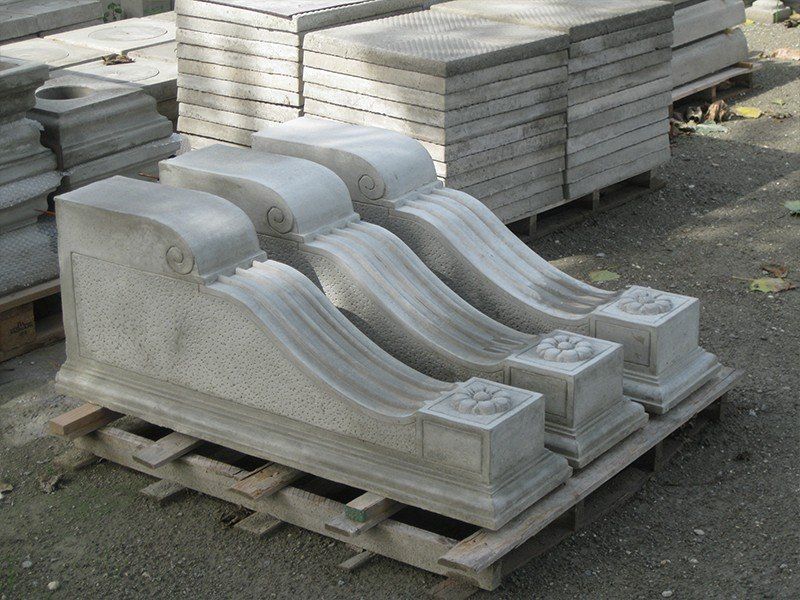 rifiniture ornate in cemento