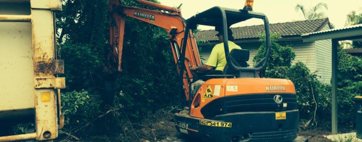 Tree clearing, house pad preparation and rock breaking.