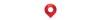 Une épingle rouge avec un trou au milieu sur fond blanc.