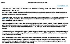 ADHD Drugs Cause Bone Loss Document — East Brunswick, NJ — Integrative Neurotherapy ADHD Drugs Cause Bone Loss Document — East Brunswick, NJ — Integrative Neurotherapy