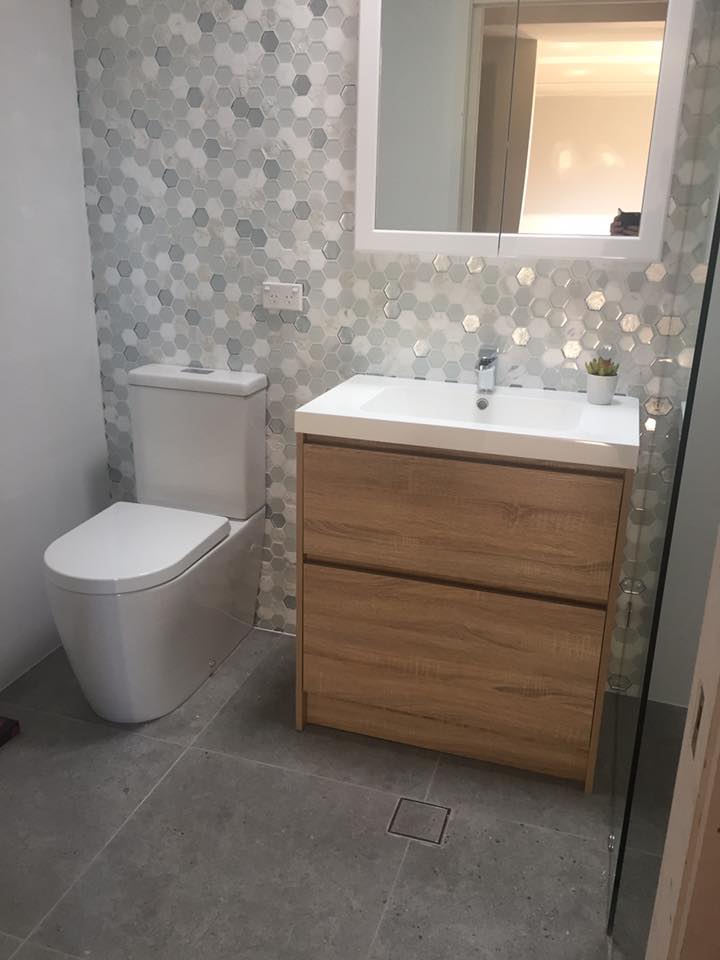 tile flooring in bathroom