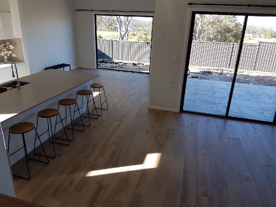 tile flooring in kitchen