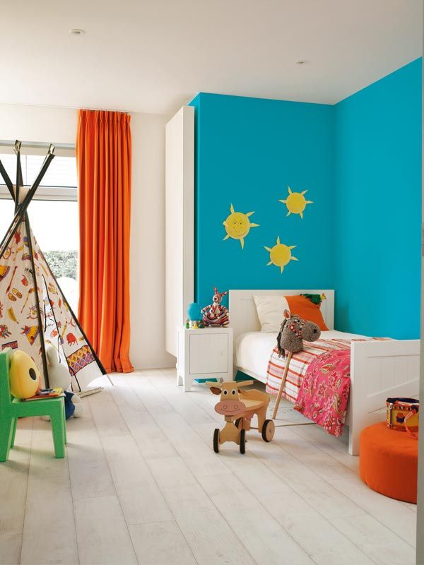 bright walls and new timber floor
