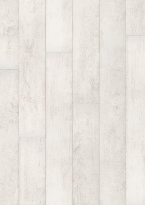 white timber floor
