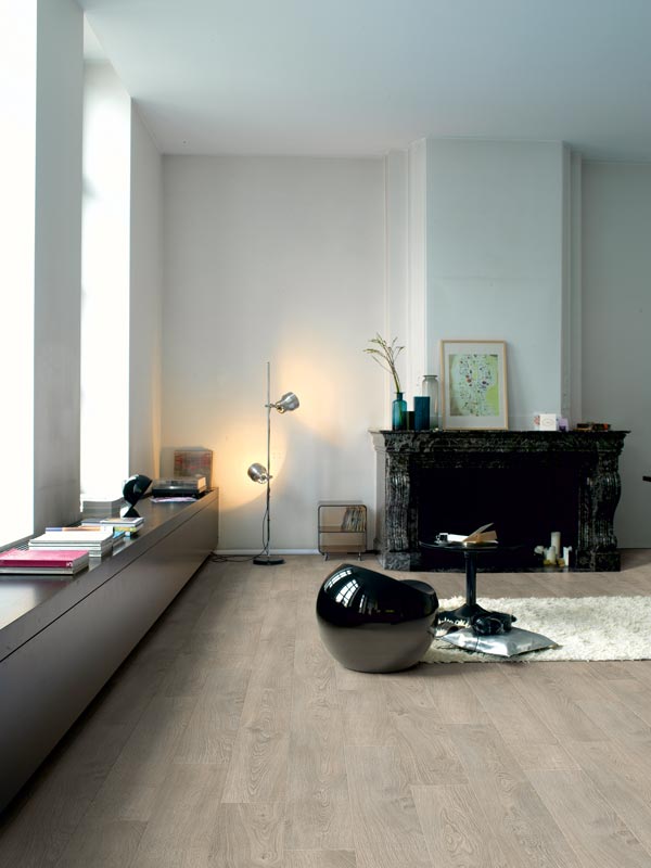 modern room with new timber floor