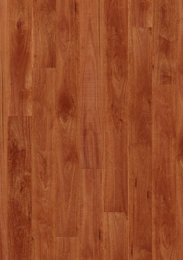 closeup of cherry wood laminate flooring