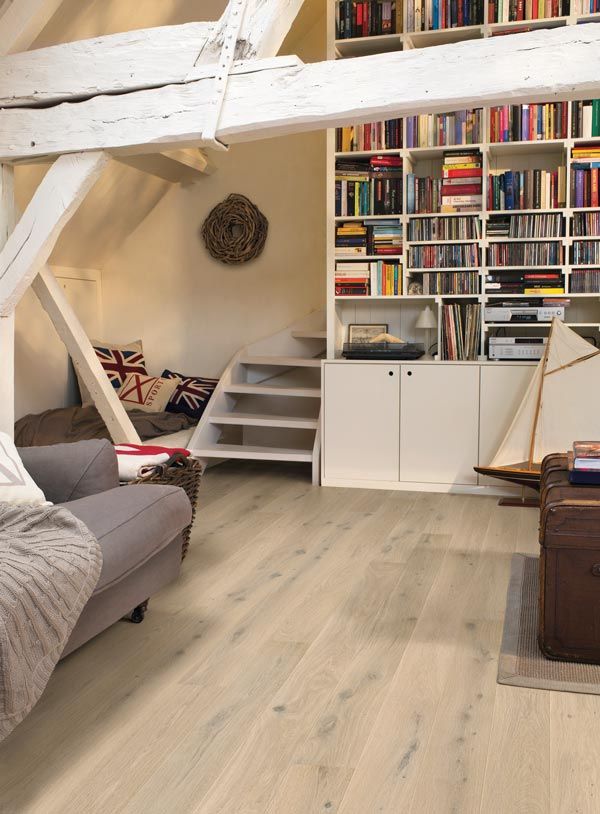 modern farmhouse living space with QA Laminate flooring