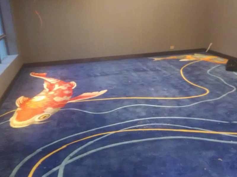 floor fish carpet design