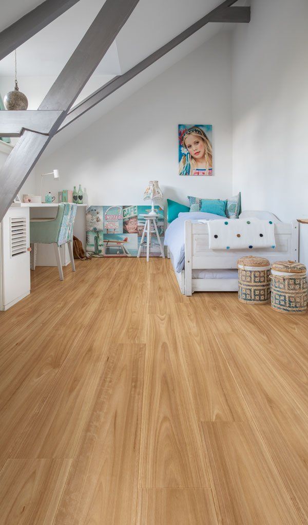 studio loft space with laminate wood by Impressive Ultra