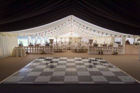 starlights inside tent