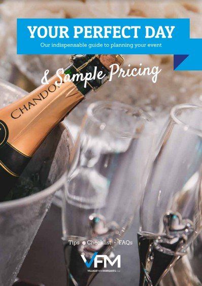 A book titled your perfect day sample pricing