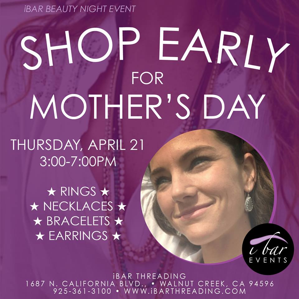 An advertisement for a shop early for mother 's day