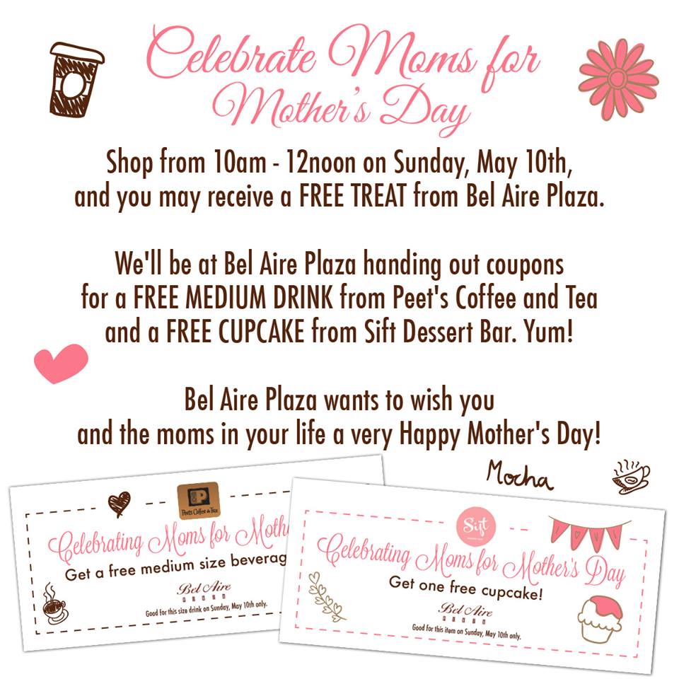 A poster that says celebrate moms for mother 's day