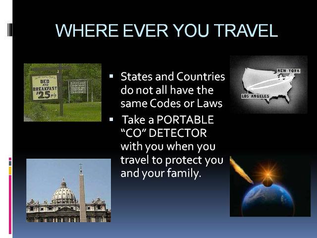 Where Ever You Travel Slide—Safety Tips in Springs, CO