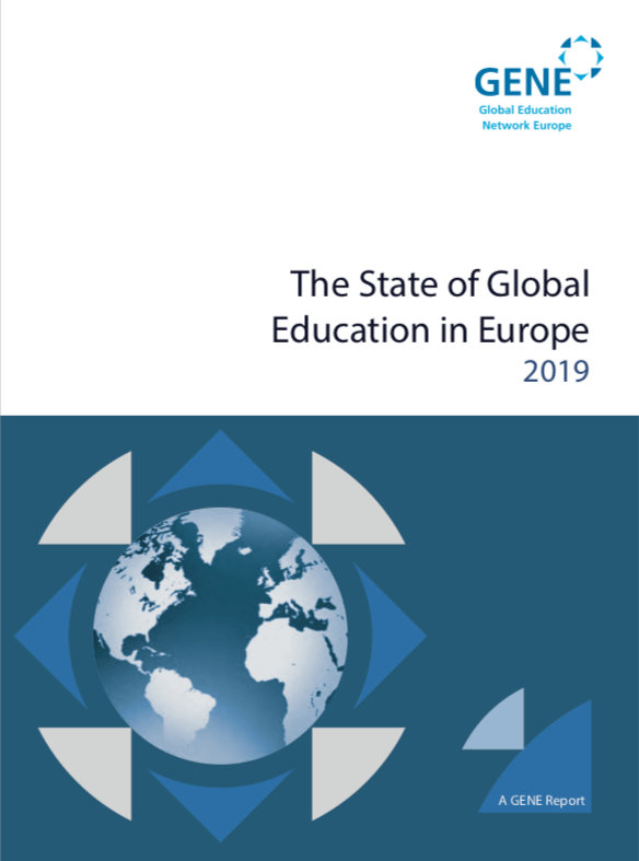 Image of the cover of the state of global education in europe 2019 document.