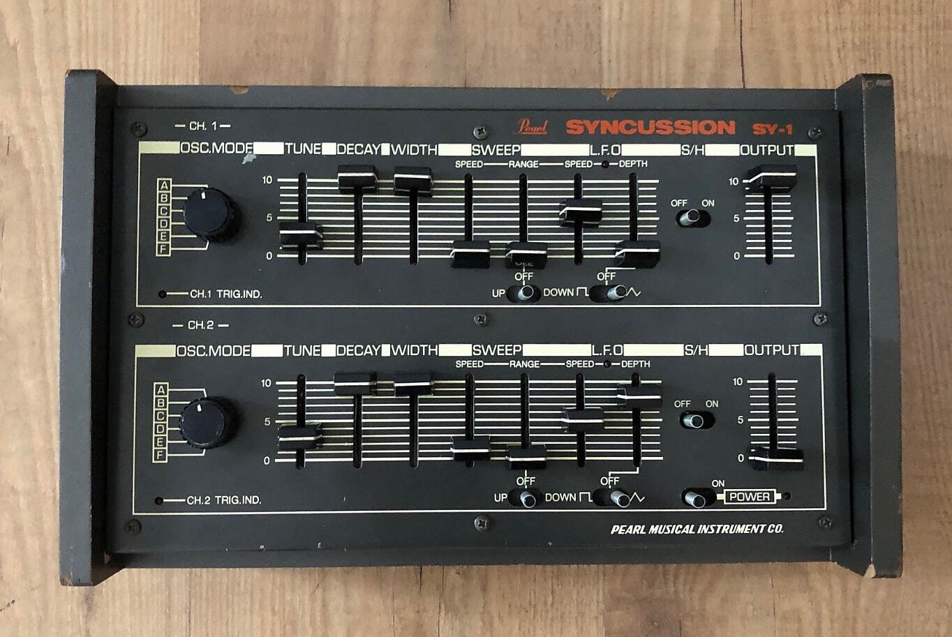 Greater than an 808's traits Pearl Syncussion SY-1 drum machine