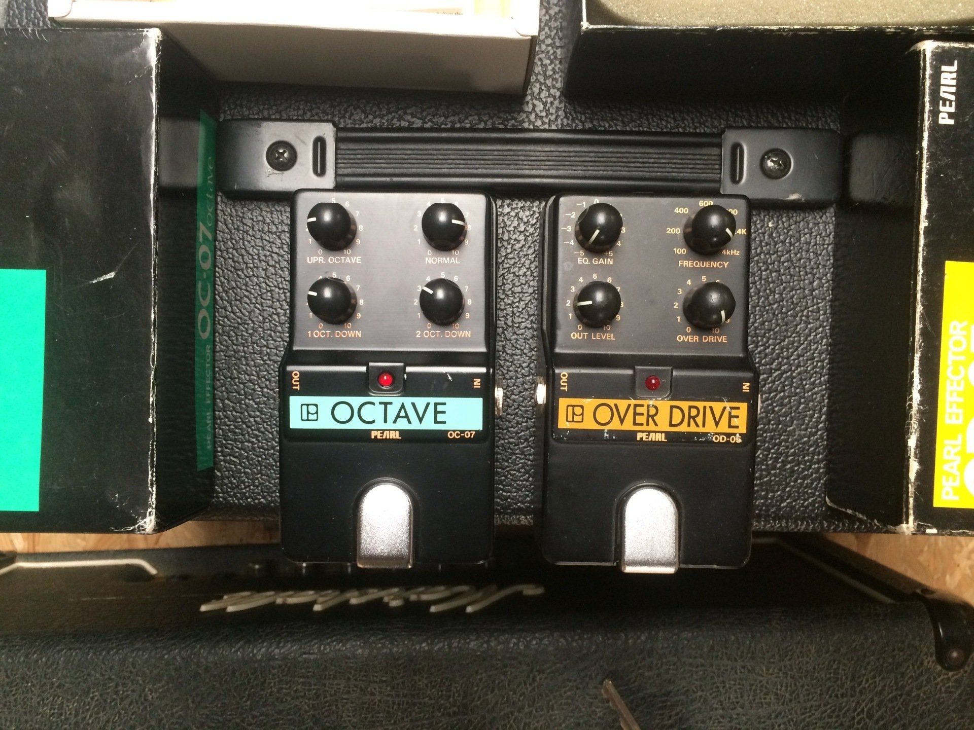 Pearl OC-07 Octave & OD-05 Over Drive pedals
