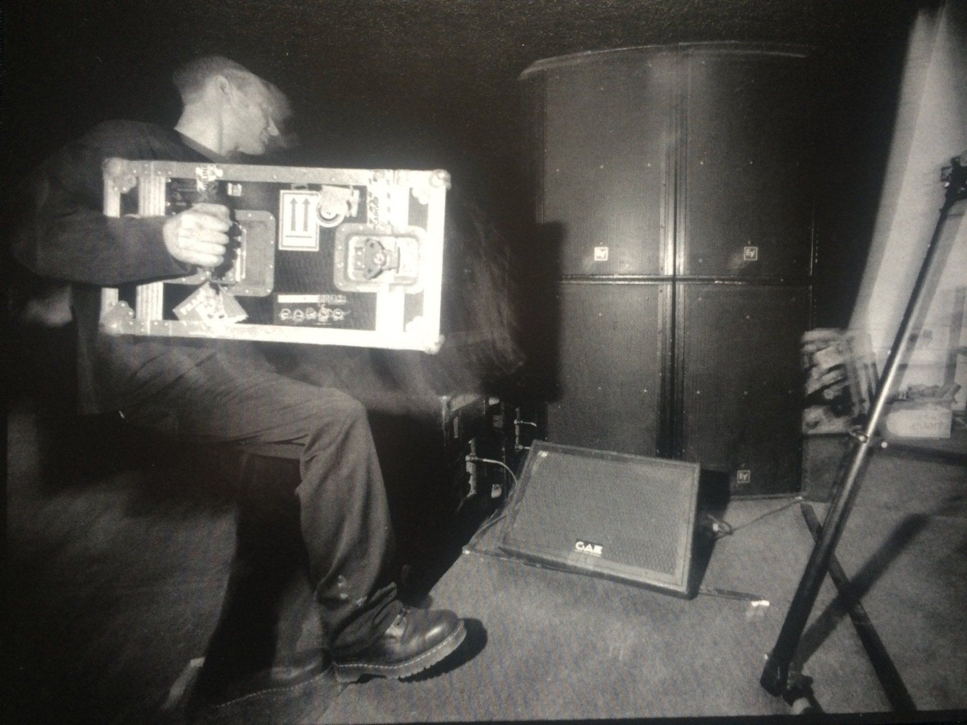 Mark Vickers by legendary Seattle photographer Charles Peterson; from the 2004 documentary Veer and used in Dr. Martens poster campaign. Mark Vickers Veer Movie project by Doug Pray photo by Charles Peterson