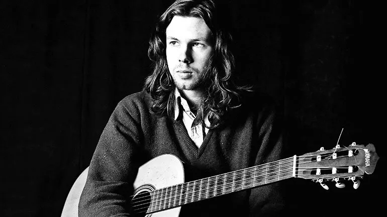 Nick Drake, black & white image