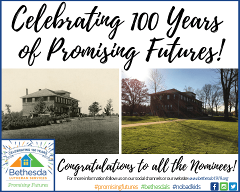Advertisement celebrating 100 years of 
