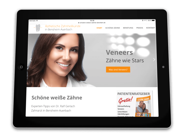 Schöne weiße Zähne Bensheim mit Bleaching, Veneers, Zahnfüllungen und Zahnersatz aus reiner Keramik Schöne weiße Zähne Bensheim mit Bleaching, Veneers, Zahnfüllungen und Zahnersatz aus reiner Keramik