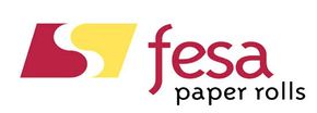 logo FESA fabricante de rollos térmicos y etiquetas adhesivas