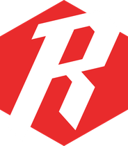 Rym logo with red and white 