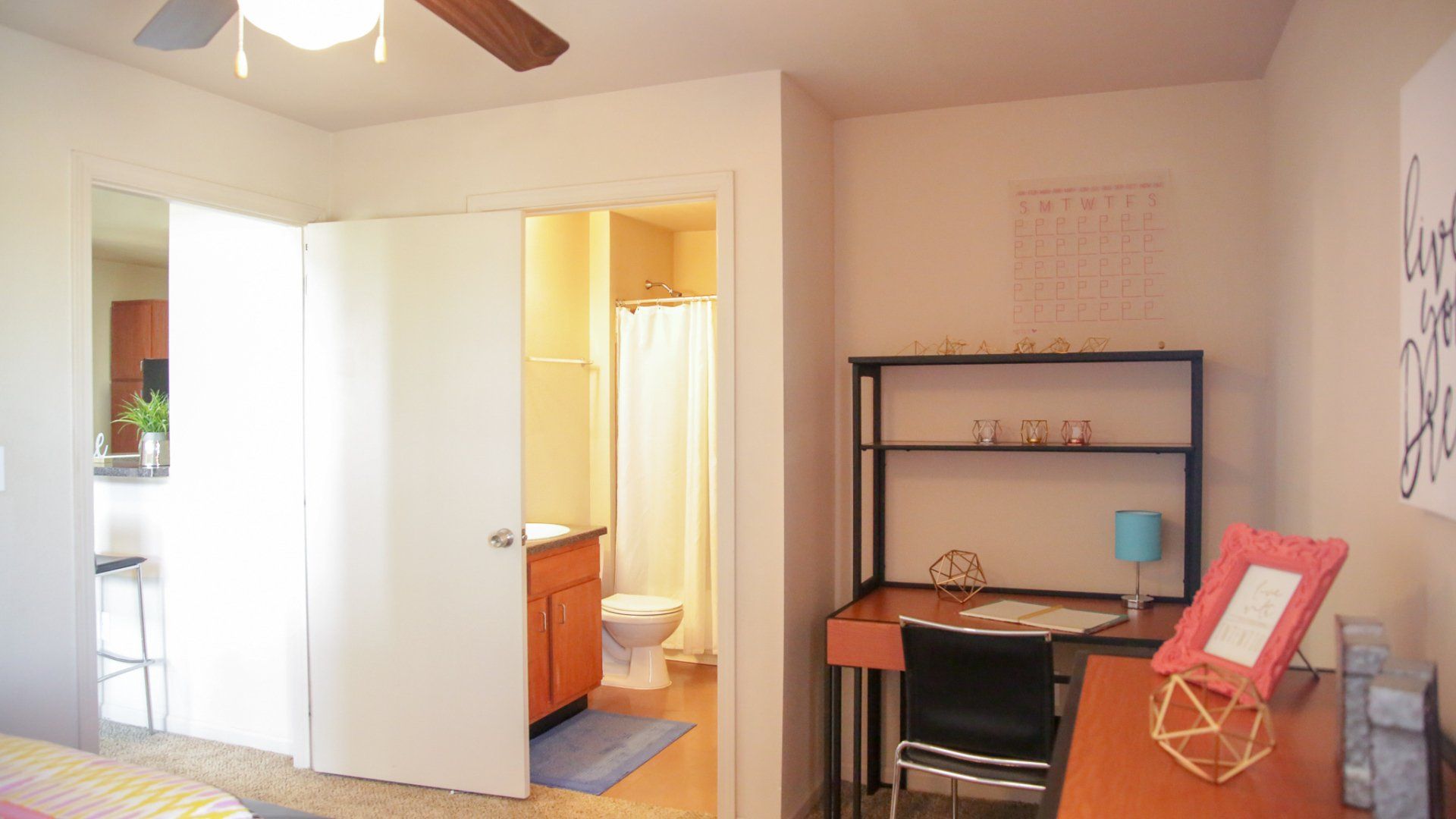 bedroom desk