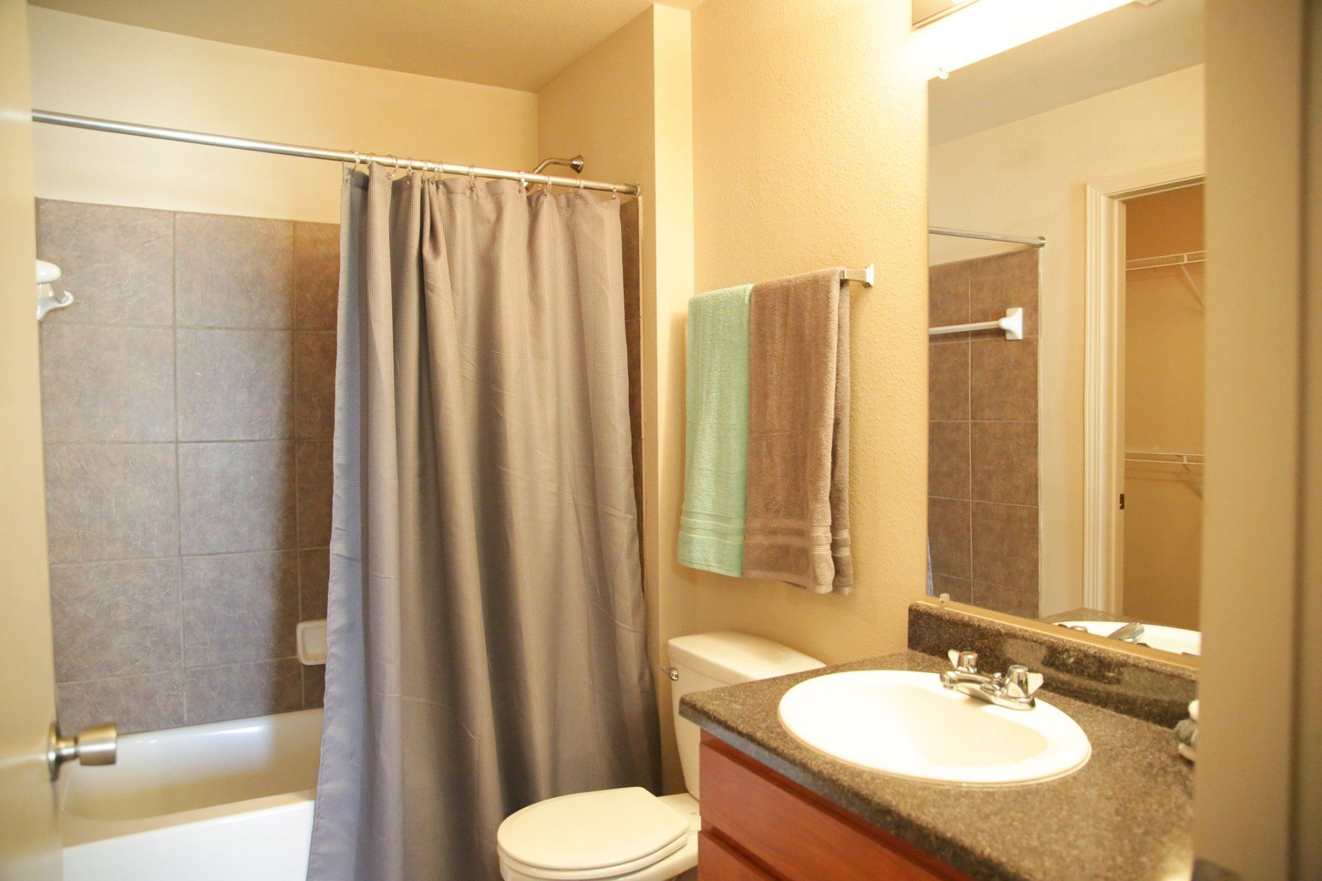 shower in bathroom