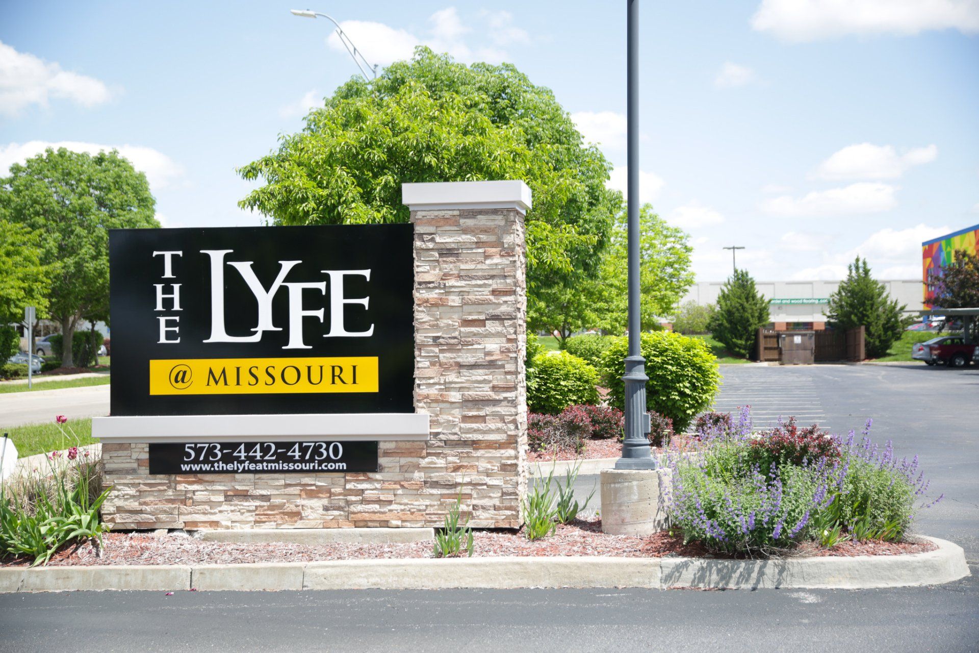 the lyfe at missouri sign