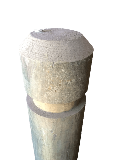 200mm Koppers log with bevelled top