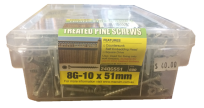 51x8g TreatedPine Screws