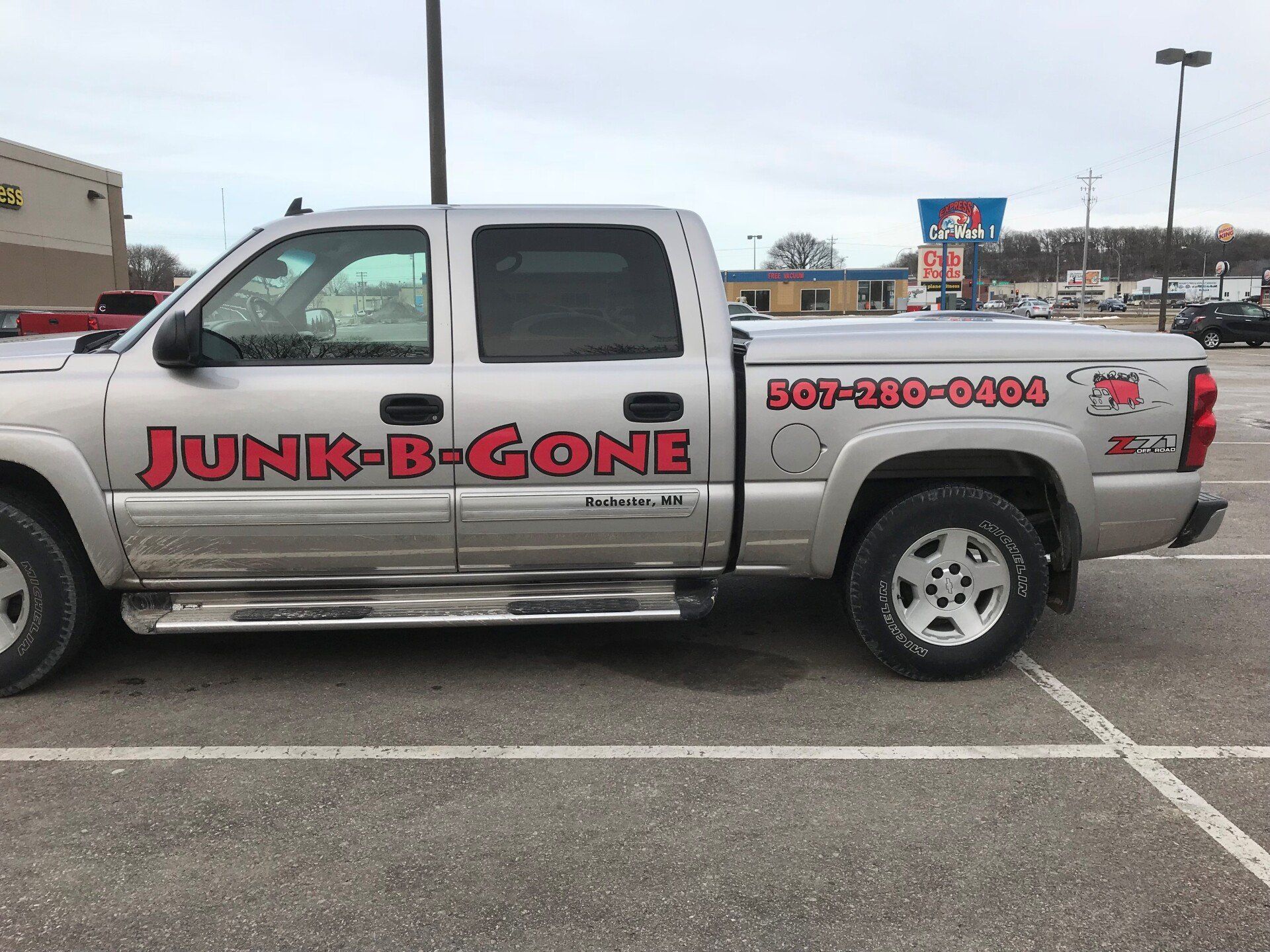 Junk B Gone Service Pickup Truck — Rochester, MN — Junk B Gone