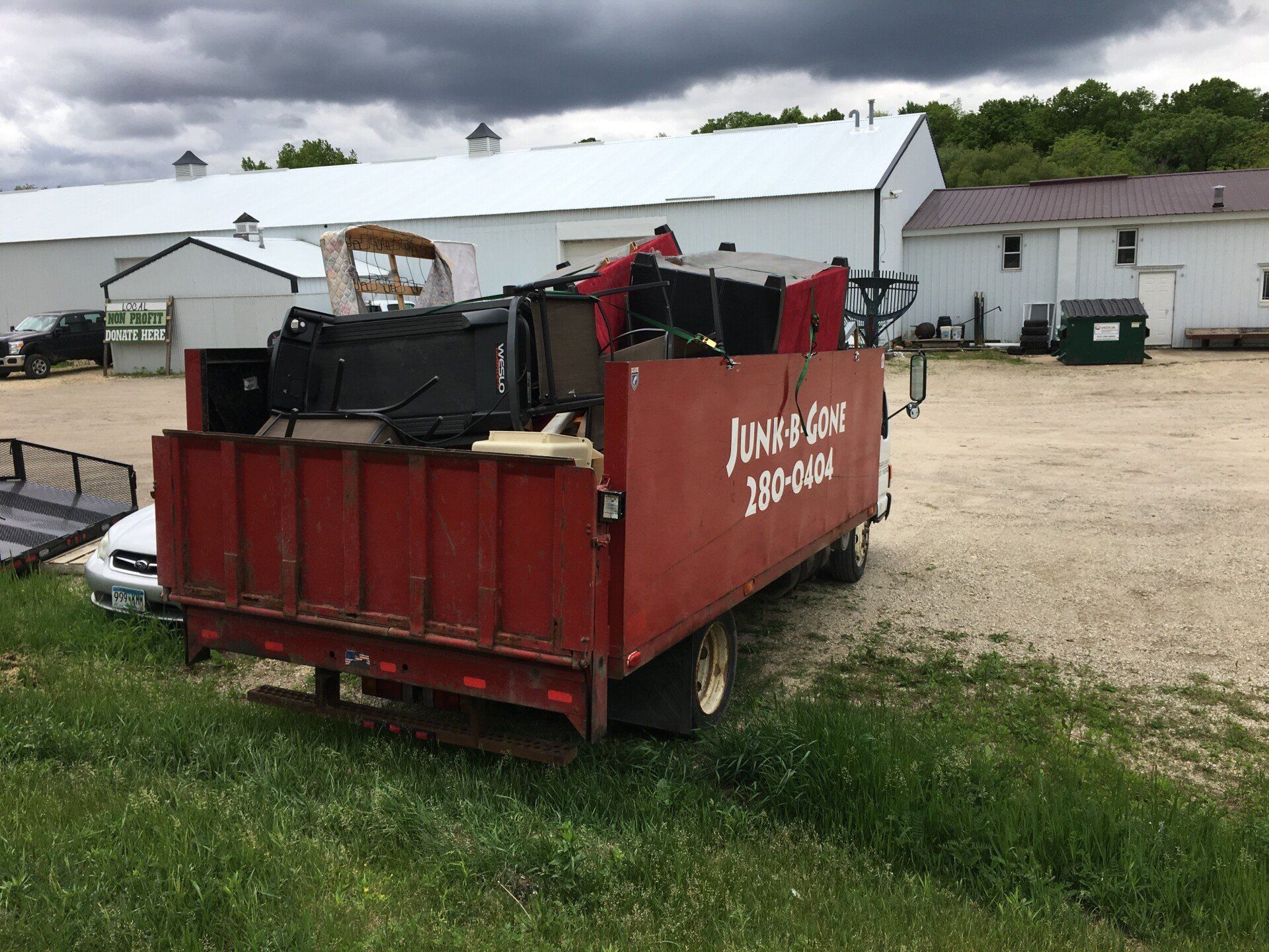 Hauling Truck Full of Junk — Rochester, MN — Junk B Gone