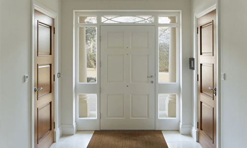 entrance door of a house