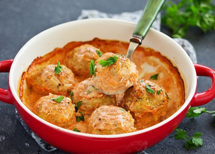 Baby Showers — Meatballs In A Creamy Sauce In Redford, MI