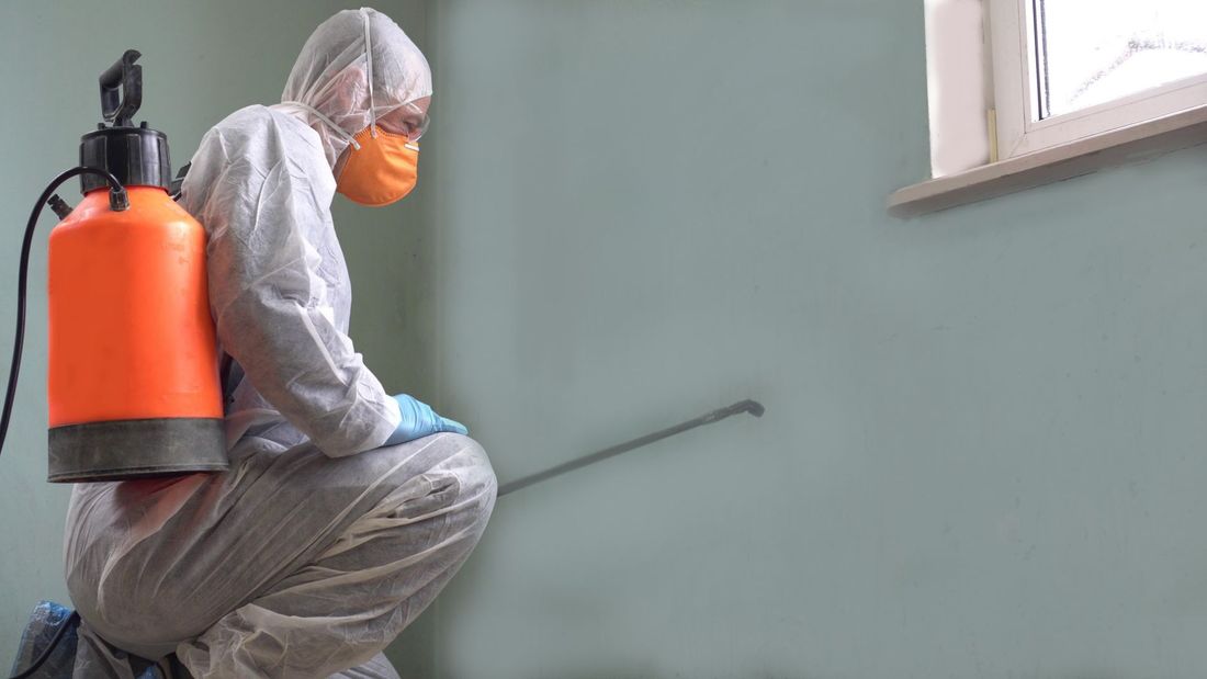 intervento di sanificazione ambientale