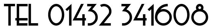 Telephone number printed 01432341609