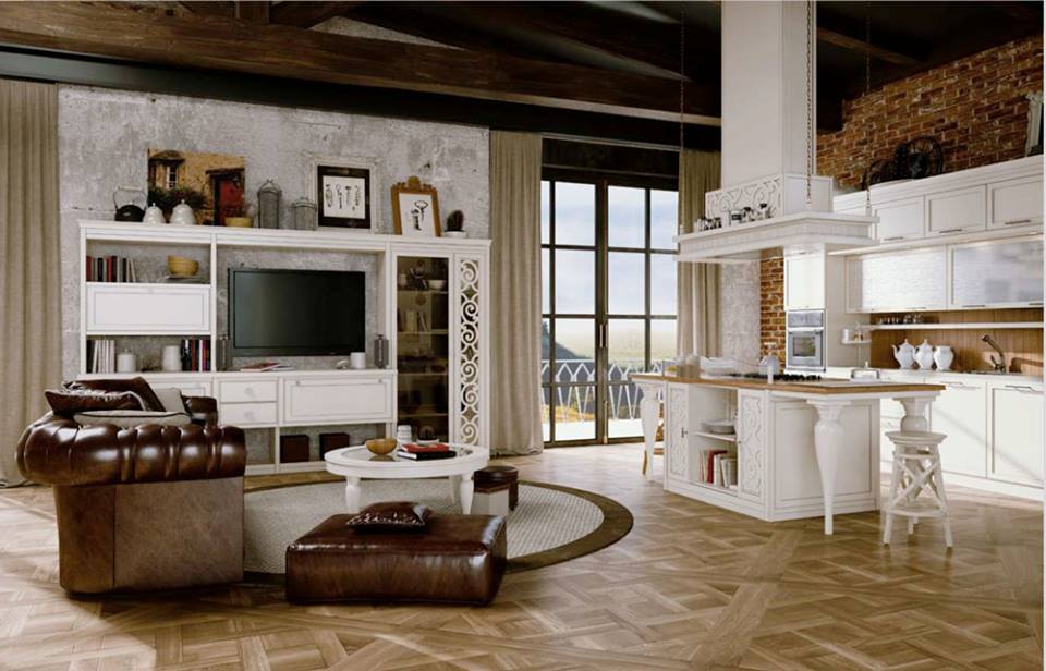 soggiorni contemporanei e classici soluzione arredo
