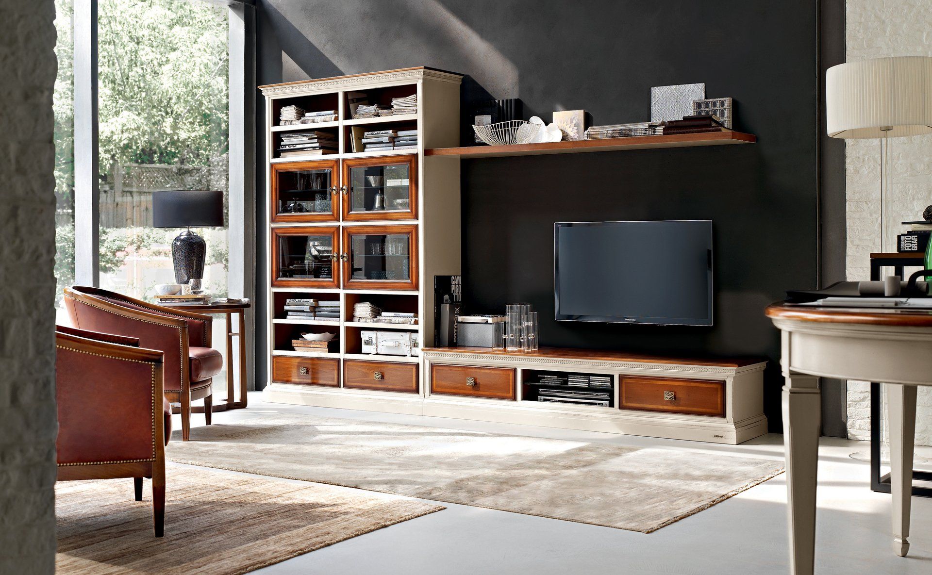 soggiorni contemporanei e classici soluzione arredo