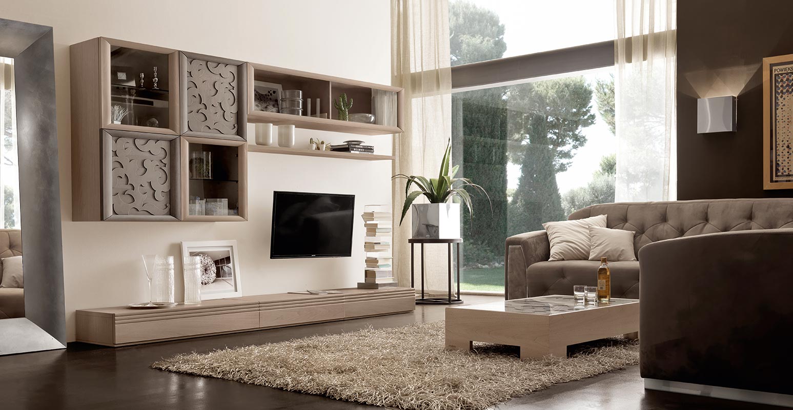 soggiorni contemporanei e classici soluzione arredo