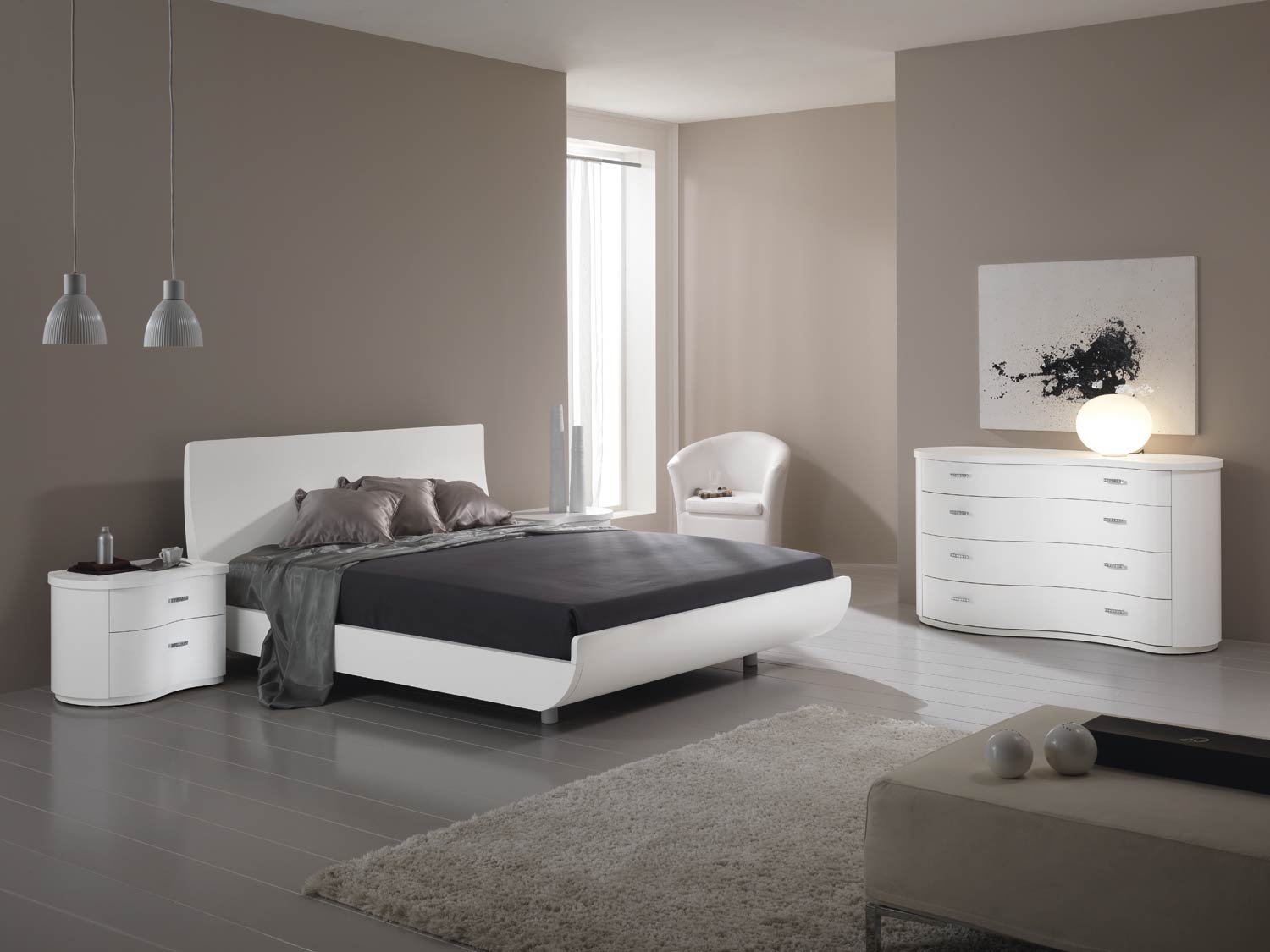 camere moderne soluzione arredo