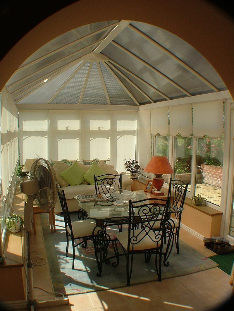 Interior of Rectangular Conservatory in Norwich, Norfolk