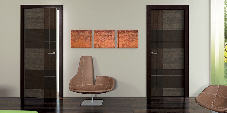 Poltrona di design e porte