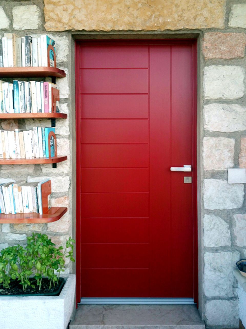 Portone moderno rosso