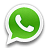 Icono del logotipo de WhatsApp verde sobre un fondo blanco