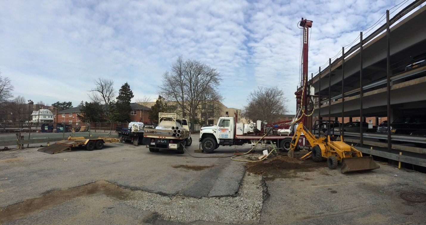 8 inch diffusion well installed in Hempstead NY for office building  - Diffusion Well in Hempstead New York