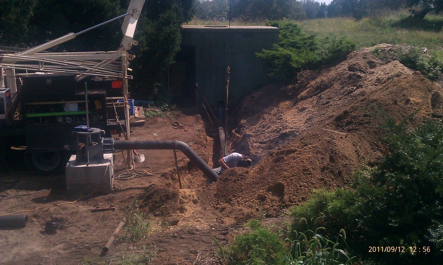 16 inch well and 600 GPM turbine with 6 inch pipe line for a Golf Course - Turbine Motor in Copiague, New York